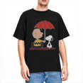 thumbnail image 5 of Camisetas de algodón 100% de Peanuts, Charlie Brown y Snoopy, camisetas novedosas para hombres, ropa de playa con diseño asombroso, manga corta, 5 of 5