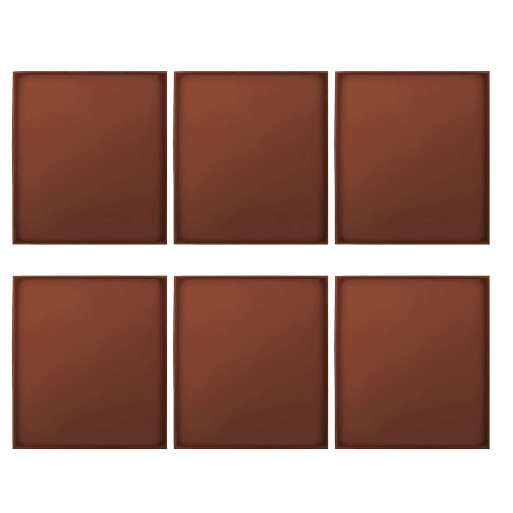 Lot De 6 Feuilles De Déshydrateur En Silicone - Plateaux Antiadhésifs Avec Bords, Pour Fruits, Viande, Légumes - 9
