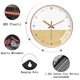 thumbnail image 3 of Reloj de pared: atómico, fácil de leer, perfecto para el hogar, la oficina, la escuela, interior/exterior, 3 of 5