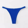 thumbnail image 6 of vigerkar Women Cheeky Bikini Bottoms Wave Swimsuit Swim Briefs Bathing Basic Suit Bottom Blue, M, 6 of 9