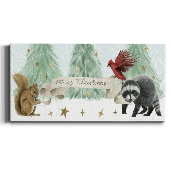 Christmas in the Forest Collection D- Gallery Wrapped Canvas