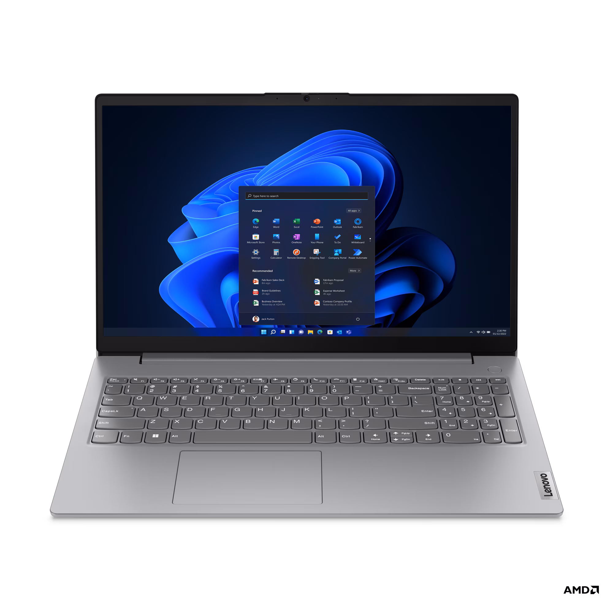 thumbnail image 1 of Laptop Lenovo V15 G4 AMN, AMD Ryzen 5 7520U RAM 8 GB  SSD 512 GB Pantalla FHD de 15.6"  Windows 11, 1 of 4