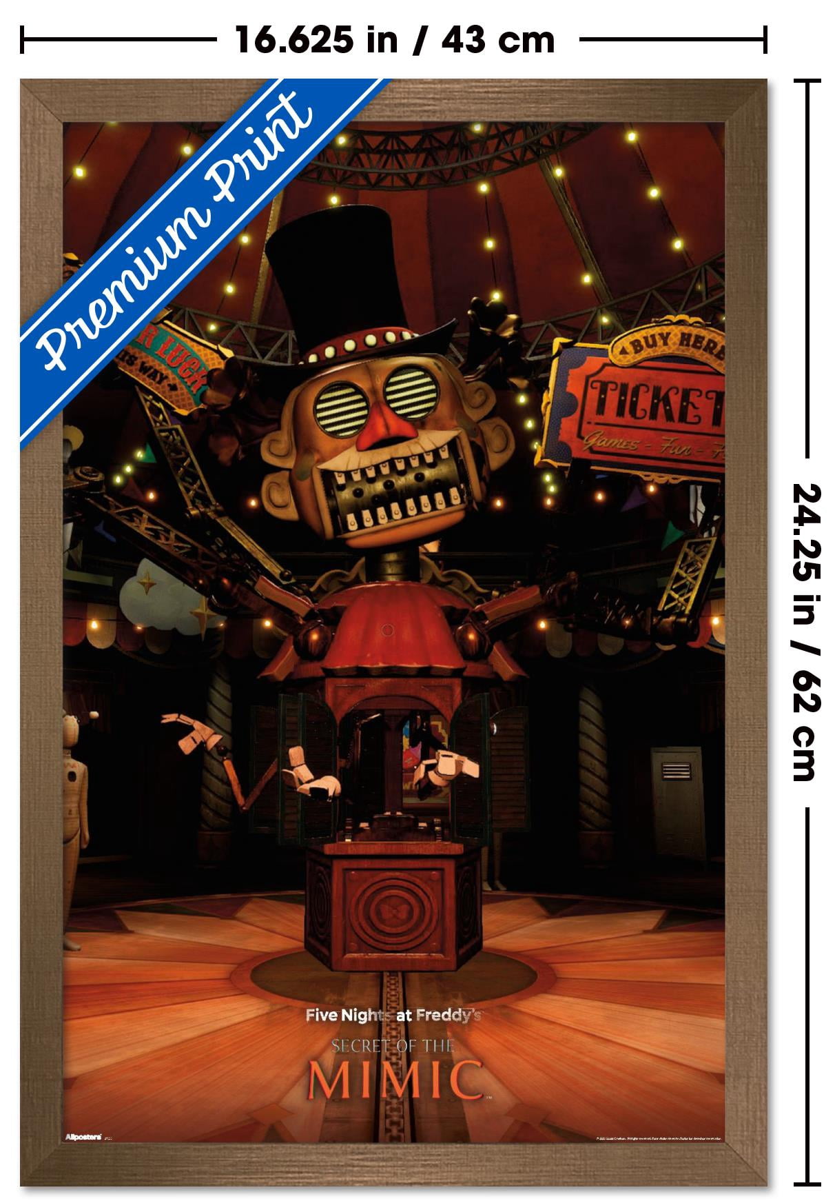 Five Nights At Freddy's: Secret of the Mimic (2025) - Big Top Wall Poster, 14.725" x 22.375" Framed