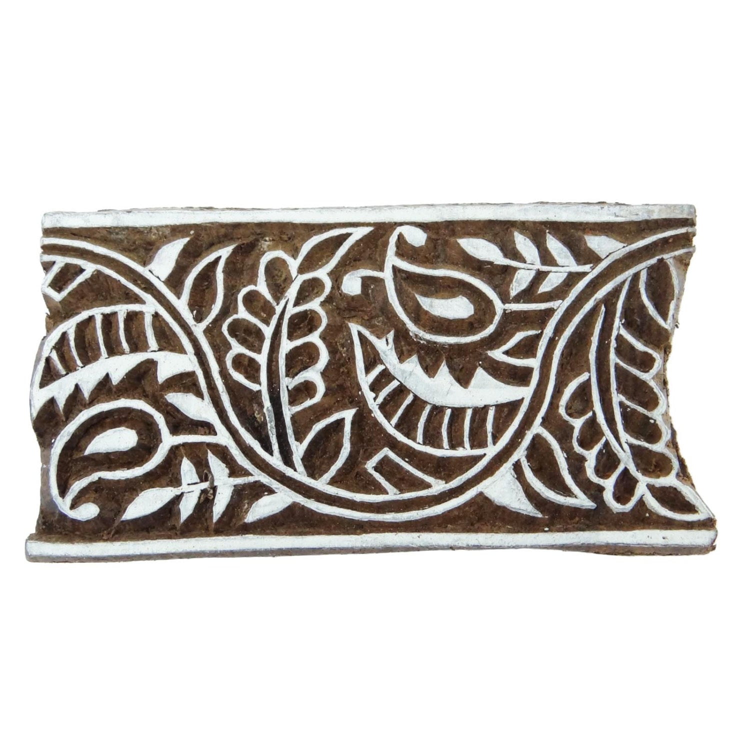 Indian Wood Stamps Floral Stamp Hand Craved Printing Block Textile Stamp-72 