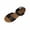 A Black, variant on Sandals Women Women's Fashionable Casual Comfortable Plus Size Solid Color Round Toe Open Toe Buckle Sandals Gold 36