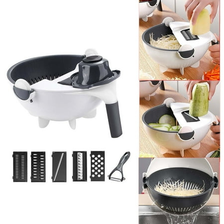 

Rotate The Vegetable Chopper Cutter Spiralizer Grater New Kitchen Tool