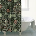 thumbnail image 4 of Rustic Tribal Style Shower Curtain 72x72 Inches Quick-Dry Polyester Bathroom Curtain with Plastic Rings for Tub, 4 of 5