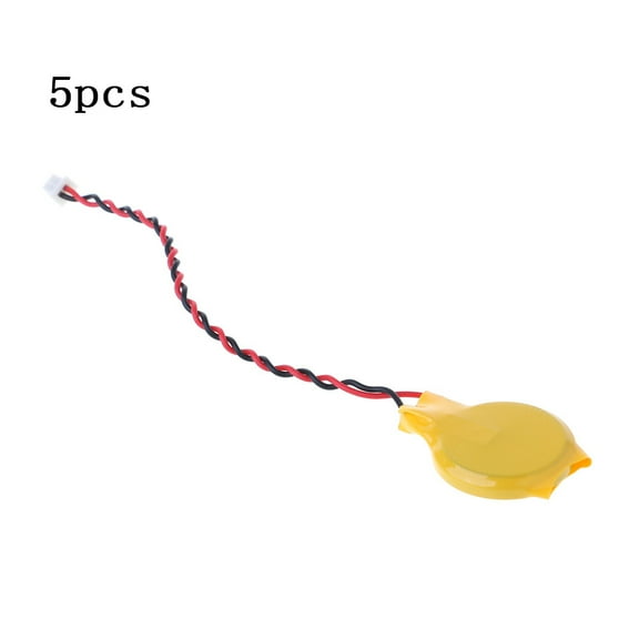 CR2032 Battery for w/ Wire 3V 1.25 Plug with Wire for Button Battery Li-ion Batt