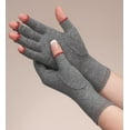 thumbnail image 2 of Brownmed IMAK Arthritis Pain Relief Compression Gloves - Large - Gray/Ruby, 2 of 2