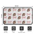 thumbnail image 5 of Baseball Bows Pattern Door Rugs,Washable Non Slip Door Mats Indoor,Decorative Door Mats,Entry Mat Indoor for Entrance,Bedroom,Kitchen,Bathroom,30"x17", 5 of 6