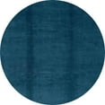 thumbnail image 1 of Ahgly Company Indoor Round Abstract Teal Green Abstract Area Rugs, 3' Round, 1 of 6