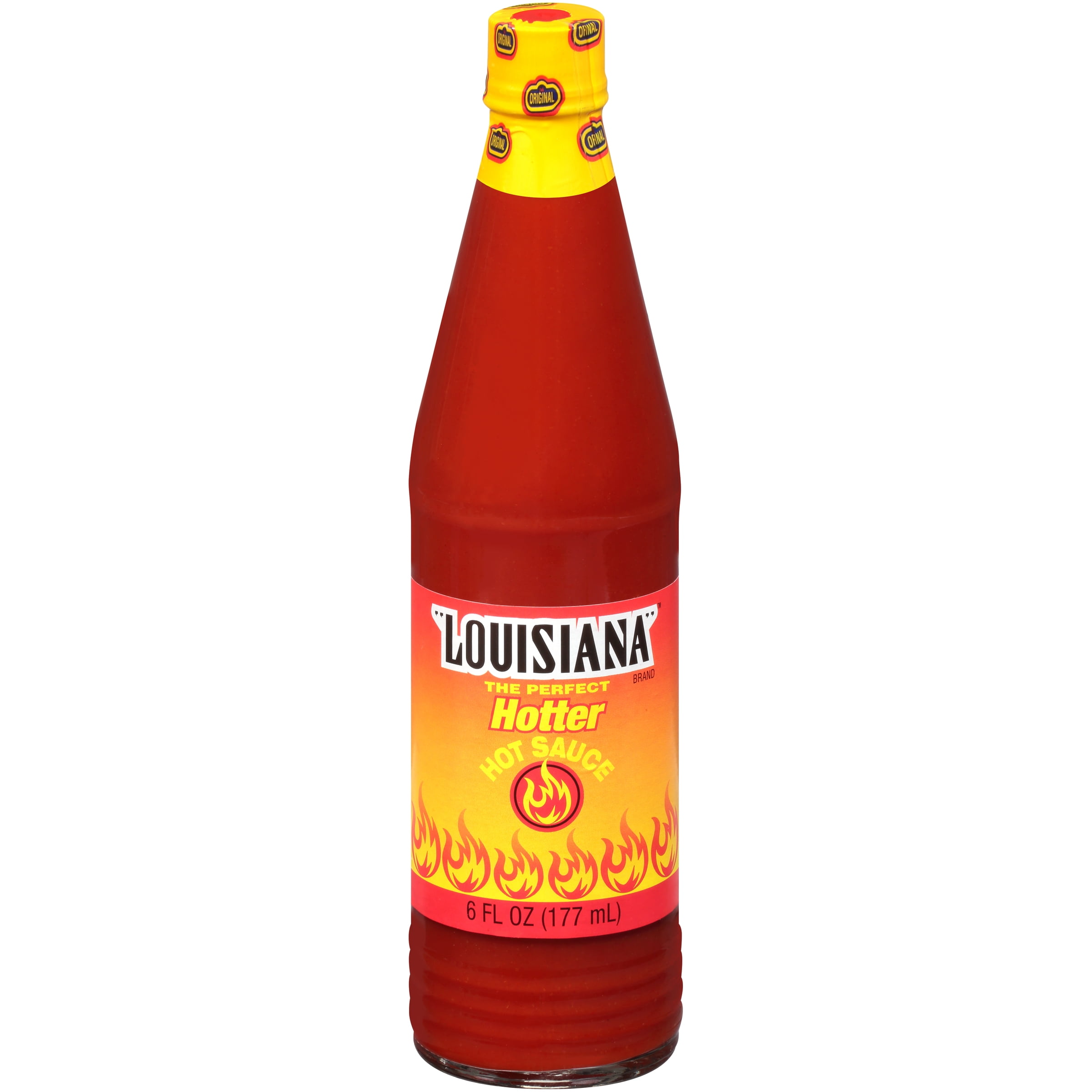 Louisiana Brand The Original Hotter Hot Sauce, 6 fl oz