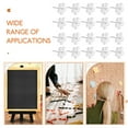 thumbnail image 3 of SHOWERORO 200Pcs Clear Flower Push Pins Plastic for Map Tacks Office Use Elegant Design, 3 of 7