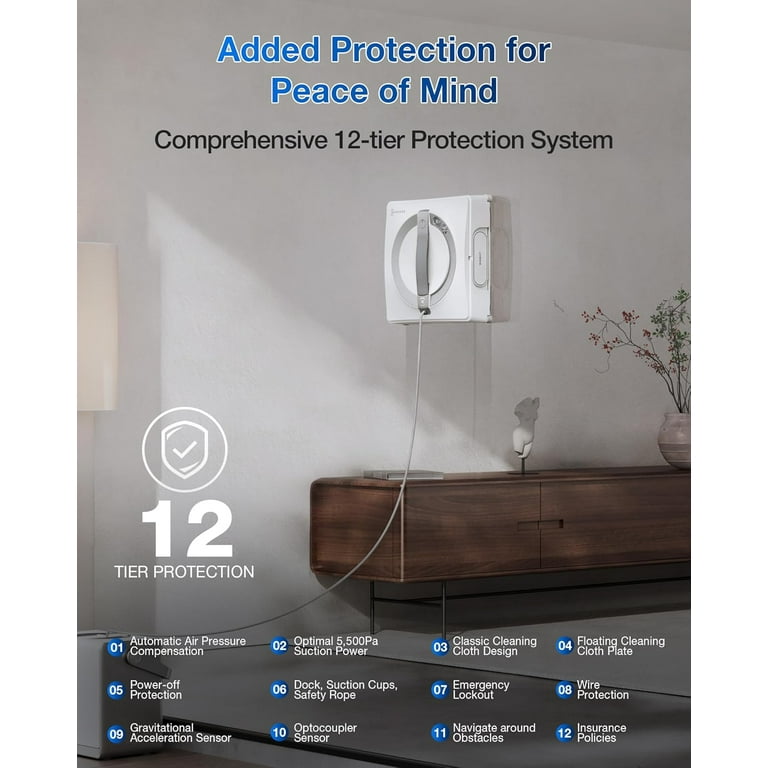 ECOVACS WINBOT W2 OMNI 本体 Amazon.com - ECOVACS Winbot W2 Omni Portable Window Cleaning Robot