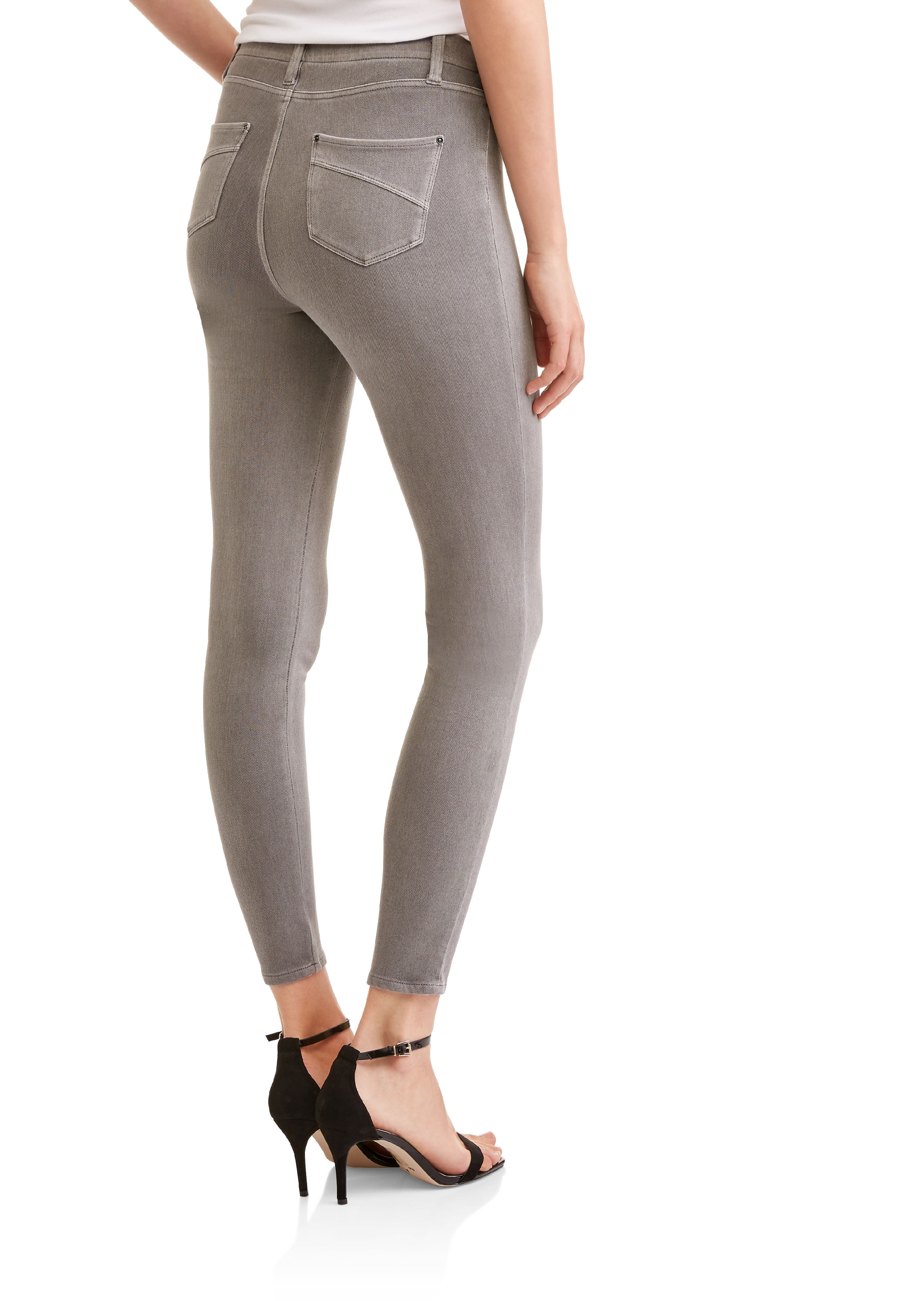 Faded Glory small grey jeggings with beltloops - $5 - From Ashley