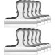 thumbnail image 1 of Paquete de 10 cierres de acero inoxidable, clips para bolsas resistentes con usos múltiples para sellos herméticos, a prueba de óxido y conservación de alimentos frescos por más tiempo en su cocina y, 1 of 7