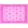 thumbnail image 1 of Ahgly Company Indoor Rectangle Oriental Pink Traditional Area Rugs, 5' x 8', 1 of 4