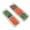 1 Set, variant on bestolf 2Pcs Slim Meal Prep Boxes with Lids Long Clear Snack Containers with 2 or 3 Compartments Narrow Stackable Refrigerator Organizer