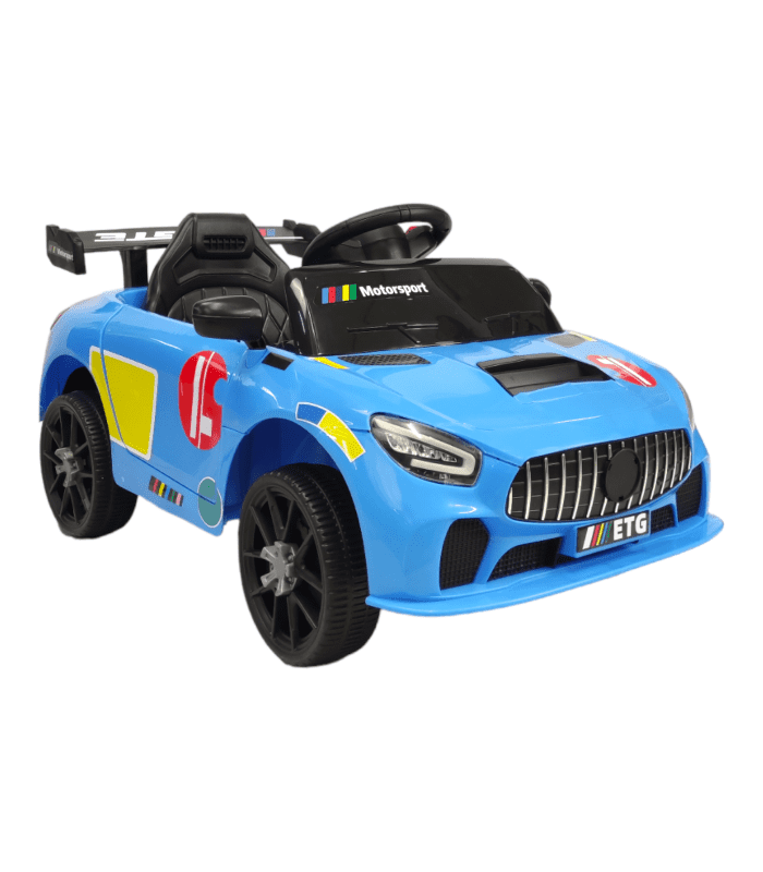 Montable Eléctrico The Baby Shop Con Control Remoto,luz y sonido y de 6v  y 90cm Azul