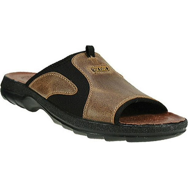Men's Flot Slide Sandals BROWN 46 M EU - Walmart.com
