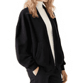 thumbnail image 2 of Womens Fall Fashion Cardigans Casual Sweatshirt Loose Jackets Comfortable Stylish Coat Outfits for Spring Fall Black, 2 of 4