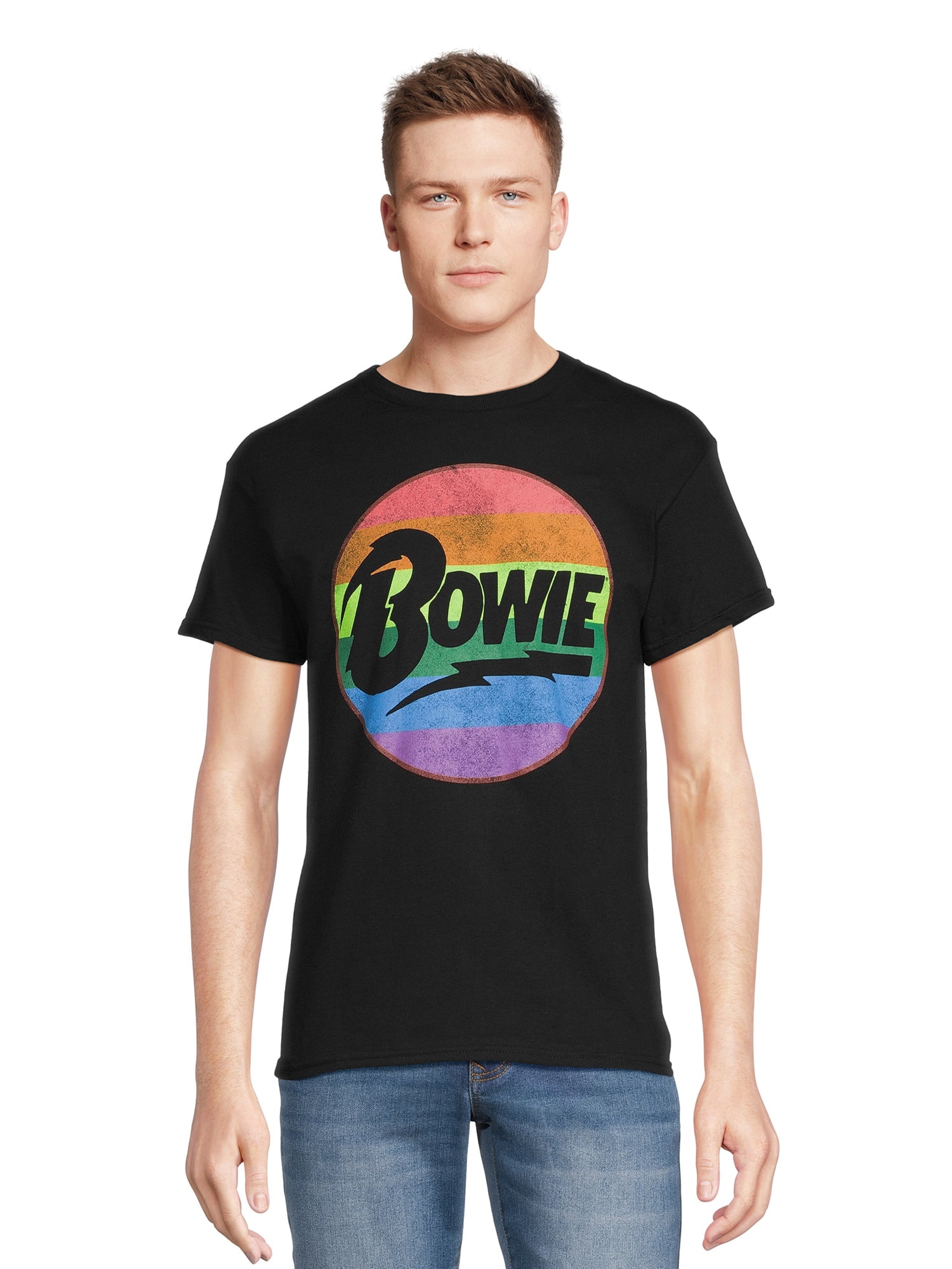 Bowie Men’s Graphic Tee with Short Sleeves, Sizes S3XL