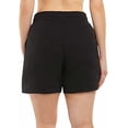 thumbnail image 3 of Danskin Women's Shorts Sz S Set Of 2 Ladies' Soft Active Gym Pull On Black, 3 of 8