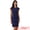Dark Navy, variant on DARING DIVA Women's Work Summer Cap Sleeve Belted Bodycon Sheath Dress XS Dark Navy