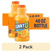 (2 pack) SUNNYD Tangy Original Orange Juice Drink, 40 fl oz Bottle