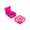 PINK, variant on Aohea Cute Purple Animal Theme 700 ml Leakproof Food-Grade Lunch Container, 150×150×60 mm for Kids and Adults