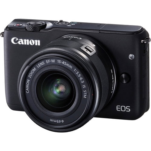 Restored Canon EOS M10 Mirrorless Camera Kit with EF-M 15-45mm