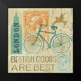 thumbnail image 2 of Schlabach, Sue 12x12 Black Modern Framed Museum Art Print Titled - Postcard from London Collage, 2 of 5