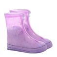 thumbnail image 2 of Housse de Bottes de Pluie Réutilisable Antidérapante pour Hommes et Femmes, Housse de Bottines, Couche Imperméable Interne, PVC Blanc S, 2 of 5
