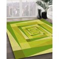 thumbnail image 2 of Ahgly Company Indoor Rectangle Patterned Pistachio Green Area Rugs, 5' x 8', 2 of 6
