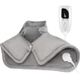 thumbnail image 1 of Weighted heating pad for neck and shoulders, ideal for mom and dad to relieve pain, 1 of 5