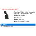 thumbnail image 2 of Front Right Window Switch - Compatible with 1997 - 2002 Dodge Ram 3500 1998 1999 2000 2001, 2 of 2