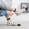 thumbnail image 2 of Pofeuu Rocket Planets Print 30cm Socks, Adult Running Hiking Socks for Youth and Adult, 2 of 7