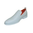 thumbnail image 4 of Men Tayno Dressy Casual Soft Leather Comfortable Slip on Loafer #ALPHA L White, 4 of 9