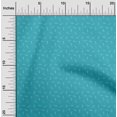 thumbnail image 2 of oneOone Polyester Spandex Aqua Blue Fabric Leaf Dress Material Fabric Print Fabric By The Yard 56 Inch Wide, 2 of 5