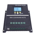 thumbnail image 2 of Regulador De Panel Solar, Protector Contra Sobrecorriente aleación De Aluminio Y Controlador De Carga Solar ABS Múltiples Modos De Funcionamiento Para Viajes En Vehículos, 2 of 7