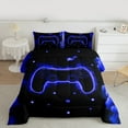 thumbnail image 2 of Castle Fairy 2Pcs Video Game Boy Galaxy Rocket Twin Comforter Set, 2 of 8