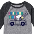 thumbnail image 3 of Peanuts - On Island Time - Toddler And Youth Raglan Graphic T-Shirt, 3 of 5