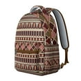 thumbnail image 2 of Boho Print School Backpack - Stylish Tribal Design, 17 Inch Laptop Compartment, Spacious & Durable, Campus Must-Have, 2 of 6