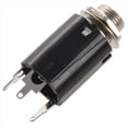 thumbnail image 2 of 3Pc Black Guitar Endpin Jack 6.35 de Entrada para Cualquier Guitar Eq Pickup Output Piezas Y Accesorios de Guitarra, 2 of 5