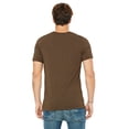 thumbnail image 2 of Bella Canvas Mens CVC Jersey Tee, XL, Heather Brown, 2 of 3