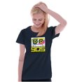 thumbnail image 3 of Retro Nineties Colorful Cassette Tape Womens Slim Fit Graphic Tee Brisco Brands L, 3 of 5
