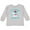 AC-Heather Grey, variant on Inktastic Polar Bear My Grandma Loves Me in Santa Hat with Snowflakes Boys or Girls Long Sleeve Toddler T-Shirt