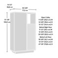 thumbnail image 3 of Sauder La Collection East Rock Meuble de rangement, Finition Ashen Oak, 431753, 3 of 9