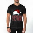 thumbnail image 5 of OdeJous Funny Grandpa Claus Graphic Christmas Tee Men Women Graphic T-Shirt Funny Clothing Black S, 5 of 6