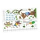 thumbnail image 2 of Gráfico de crecimiento de altura para niños, calcomanías de pared, decoración DIY, tabla de crecimiento de PVC, pegatina de pared con dibujos animados C, 2 of 8